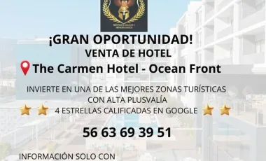 Hotel en venta en Solidaridad, Quintana
