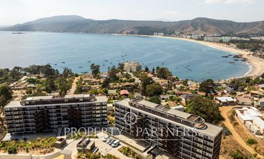 Increible Duplex en arriendo con GGCC incluidos - vista despejada a la bahia de papudo