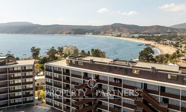 Increible Duplex en arriendo con GGCC incluidos - vista despejada a la bahia de papudo