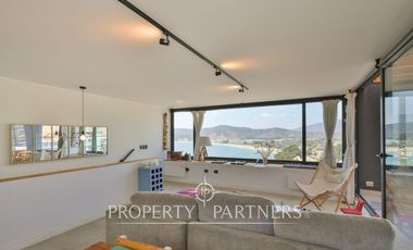 Increible Duplex en arriendo con GGCC incluidos - vista despejada a la bahia de papudo
