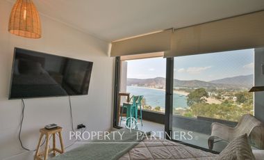 Increible Duplex en arriendo con GGCC incluidos - vista despejada a la bahia de papudo