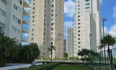 Departamento Amueblado de 4 recs y 4 baños en Residencial en Av Bonampak Cancun Quintana Roo