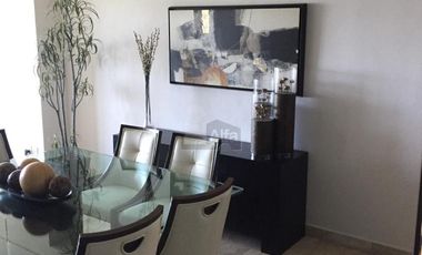 Departamento Amueblado de 4 recs y 4 baños en Residencial en Av Bonampak Cancun Quintana Roo
