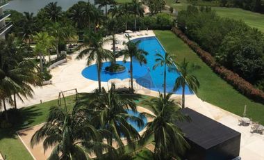 Departamento Amueblado de 4 recs y 4 baños en Residencial en Av Bonampak Cancun Quintana Roo