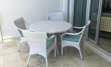 Departamento Amueblado de 4 recs y 4 baños en Residencial en Av Bonampak Cancun Quintana Roo