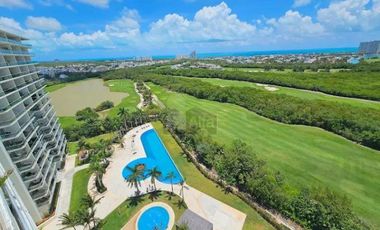 Departamento Amueblado de 4 recs y 4 baños en Residencial en Av Bonampak Cancun Quintana Roo
