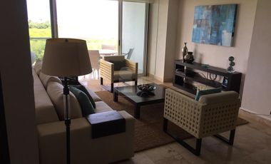 Departamento Amueblado de 4 recs y 4 baños en Residencial en Av Bonampak Cancun Quintana Roo