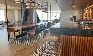 Loft en Mitikah piso 17 amueblado listo para habitar, fresco 1 estacionamiento