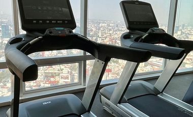 Loft en Mitikah piso 17 amueblado listo para habitar, fresco 1 estacionamiento