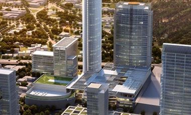 Loft en Mitikah piso 17 amueblado listo para habitar, fresco 1 estacionamiento