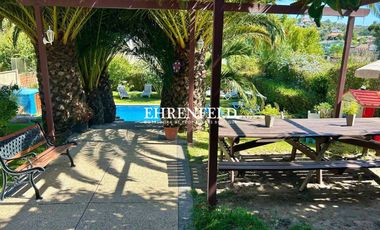 Camilo Henriquez, Quilpué. Casa con hermoso Jardín.