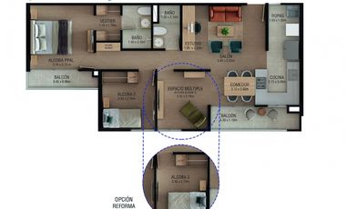 APARTAMENTO PARA ESTRENAR ROBLEDO SECTOR ALTAMIRA