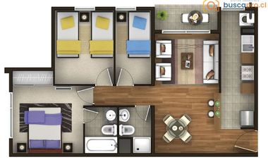 Departamento en arriendo c/ estacionamiento en JAIME REPULLO TALCAHUANO