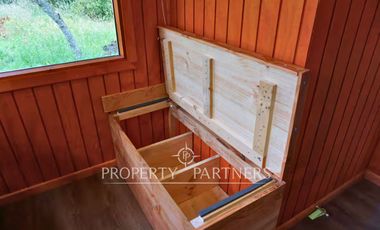 Cabaña full equipada en parcela con bosque y sendero privado