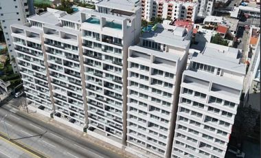Departamento en renta en Veracruz Torre Palms Residencial con vista al Mar
