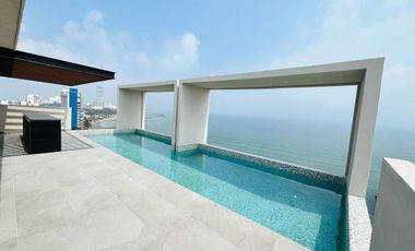 Departamento en renta en Veracruz Torre Palms Residencial con vista al Mar