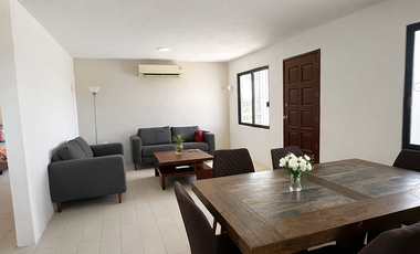 Departamento amueblado dos recámaras