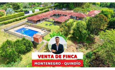 VENTA DE FINCA EN MONTENEGRO, QUINDO, COLOMBIA