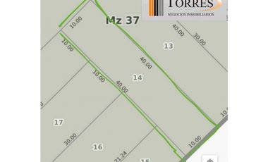 VENTA LOTE SOBRE COLECTORA BATAN