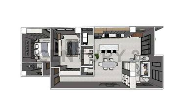 Venta de Departamento de Estreno en Proyecto Lisboa - Ceibos J.Zav