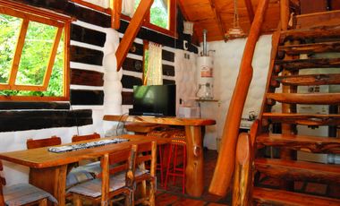 ALQUILER DE CABAÑAS TRONCOPIEDRA EN HUERTA GRANDE, CORDOBA, ARGENTINA