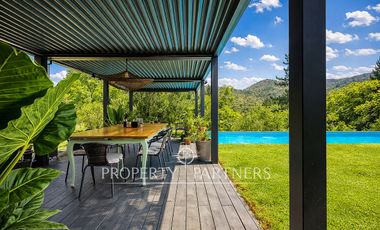 Espectacular casa  mediterránea en el Arrayán, Lo Barnechea.