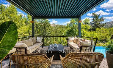 Espectacular casa  mediterránea en el Arrayán, Lo Barnechea.