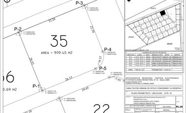 Venta de Terreno Quilmana Cañeta