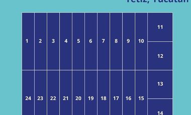 Venta Terreno en Tetiz Yucatan con club de playa