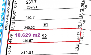 Inmejorable Ubicacion Lote de 10.629 m2 a Metros de Circunvalación