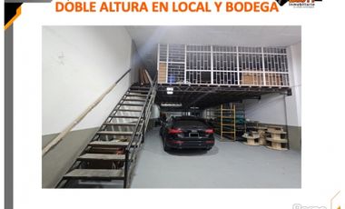 ARRIENDO LOCAL CON BODEGA 438 M2 SOBRE CALLE 13