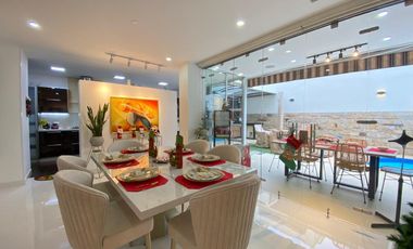 OCTAVIA CONDOMINIO CASA LAGOS DEL CACIQUE EN VENTA 3 HABITACIONES AIRE ACONDICIONADO Y CLOSED 3 NIVELES  487 Metros FLORIDABLANCA (NSC)