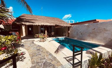 Casa Arena y sol Frente al Mar, Chuburná Puerto