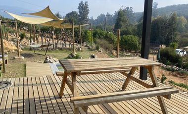 SE VENDE HERMOSA PARCELA CON 3 CABAÑAS EQUIPADAS