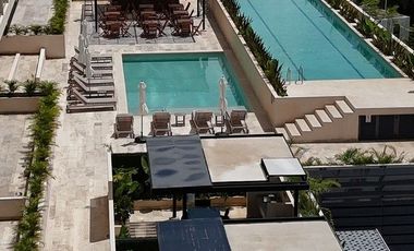 DEPARTAMENTO DE LUJO EN ZAGUAN CABO NORTE AMUEBLADO, MERIDA, YUCATAN.