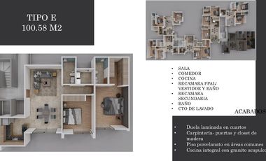 Departamento en venta B51 Loma Alta