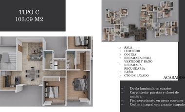 Departamento en venta B51 Loma Alta