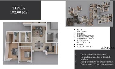 Departamento en venta B51 Loma Alta