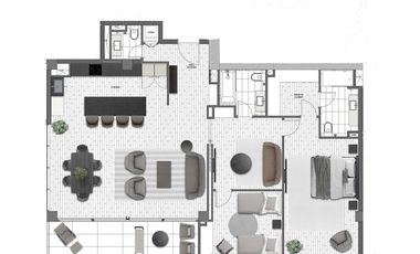 Departamento en Arriendo en Av. Vitacura  Alonso de Cordova