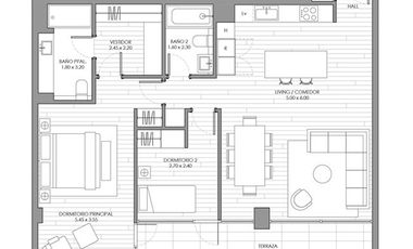 Departamento en Arriendo en Av. Vitacura  Alonso de Cordova