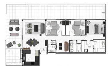 Departamento en Arriendo en Av. Vitacura  Alonso de Cordova