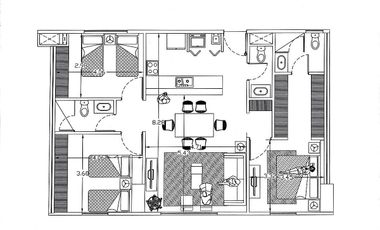 Departamento en renta Valle poniente