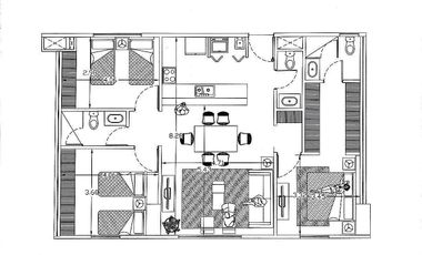 Departamento en renta Valle poniente