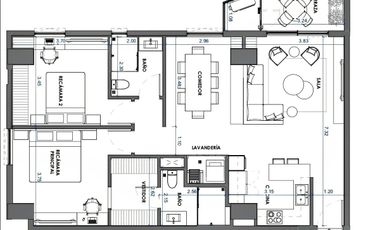 Departamento, En Renta, Torre Anida, Monterrey, Nuevo León.