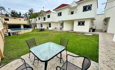 Casa en renta en Veracruz Col. Ejido Primero de Mayo Norte amueblada con alberca