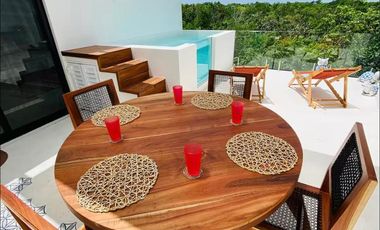 DEPARTAMENTO EN VENTA EN CENTRAL PARK LAGUNAS, LA VELETA, TULUM, Q. ROO
