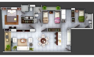 SE ALQUILA MODERNO APARTAMENTO PH ZAPHIRO EL CANGREJO