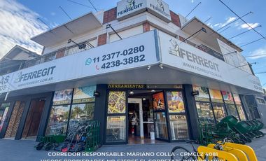 Fondo de comercio 350 m² en venta ubicado en Burzaco – FERRETERÍA FERREGIT