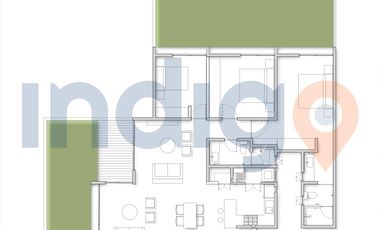 Departamento en Venta en Oasis High Residence en Zarú (Modelo E Garden)