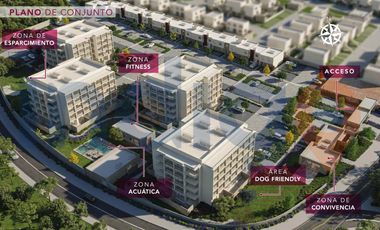 Departamento en Venta en Oasis High Residence en Zarú (Modelo E Garden)